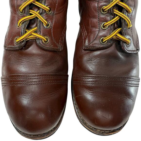 Red Wing 8119 Iron Ranger Boots Men Size 11.5 Heritage Red Oxblood Leather Ankle - Picture 3 of 12